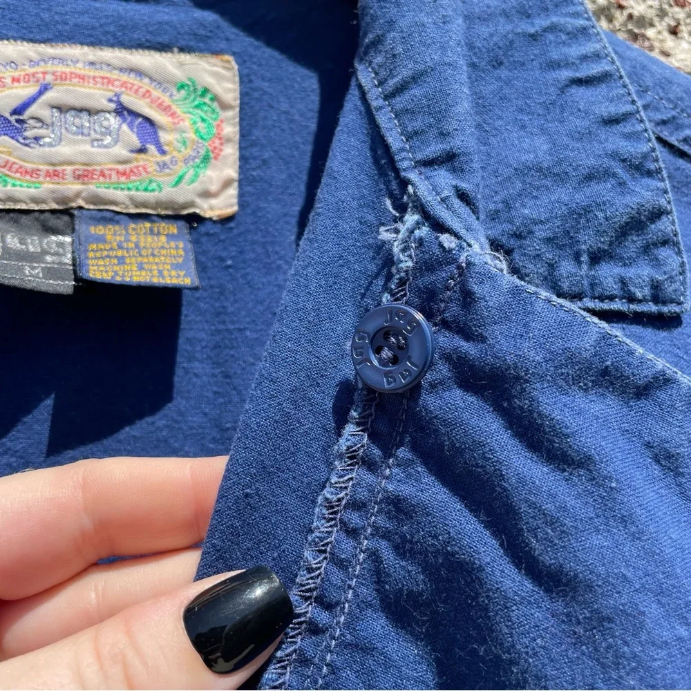 VTG 1970’s Jag Denim Utility Jumpsuit - Picture 13 of 16